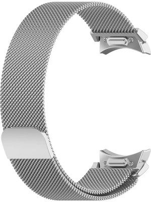 Nezih Case Samsung Galaxy Watch 4 5 6 40 44MM Classic 42 43 46 47MM Watch 5 Pro 45MM Hasır Metal Kordon