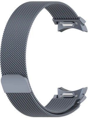 Nezih Case Samsung Galaxy Watch 6 40/44MM - Watch 6 Classic 43/47MM Uyumlu Orijinal Pim Hasır Metal Kordon