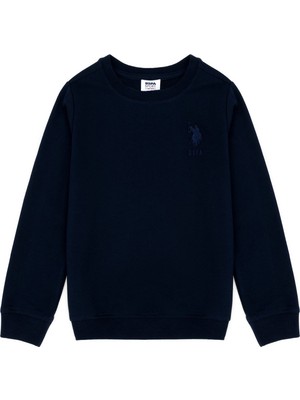 U.S. Polo Assn.  Erkek Çocuk Lacivert Sweatshırt JELLYKIDSSK023