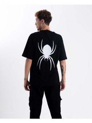 Pull The Hood Unisex Oversize Spider Tshirt