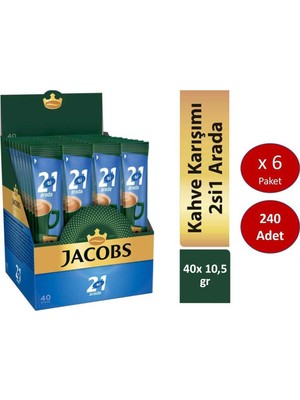 Jacobs 2si1 Ara 240 at Stick Kahve (40 x 6 Paket)