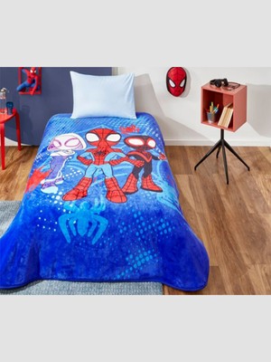 Taç Lisanslı Battaniye Spidey And Friends Tek Kişilik