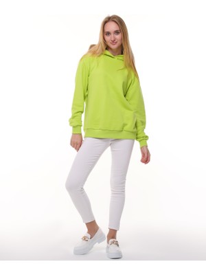 Yeşil Oversize Sweatshirt