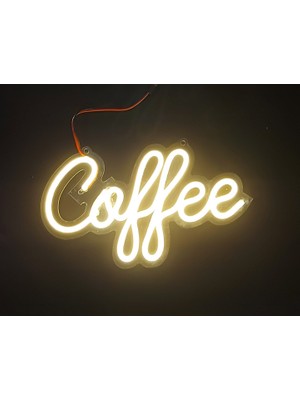 Esled Coffee Neon Yazı - Neon Coffee Yazısı LED Neon