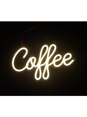 Esled Coffee Neon Yazı - Neon Coffee Yazısı LED Neon