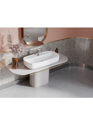 Turkuaz Seramik Aqua 60 cm Lavabo