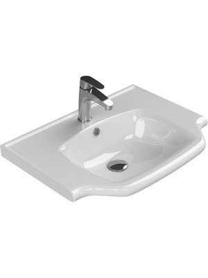 Turkuaz Seramik Yeni Klasik 65 cm Etajerli Lavabo