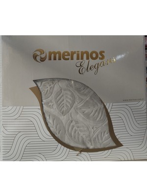 Merinos Elegans Battaniye Çift Kişilik Gri 220X240