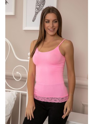 Nbb Pembe Seamless Dantelli Atlet