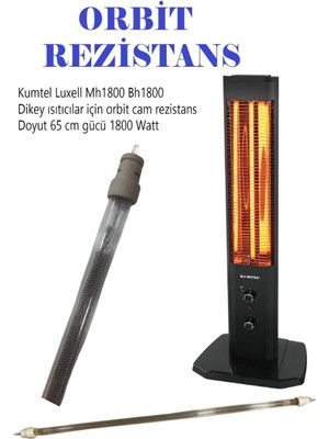 Polat Kumtel Luxell MH1800 BH1800 Dikey Isıtıcı İçin Orbit Cam Rezistans Takımı 65 cm 1800 Watt