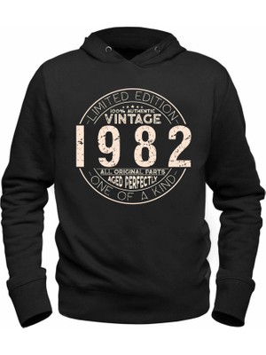 Alfa Tshirt Vintage One Of A Kind 1982 Siyah Sweatshirt