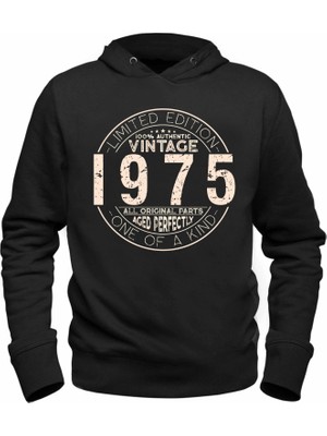 Alfa Tshirt Vintage One Of A Kind 1975 Siyah Sweatshirt