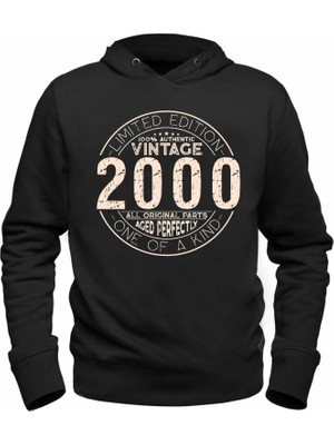 Alfa Tshirt Vintage One Of A Kind 2000 Siyah Sweatshirt