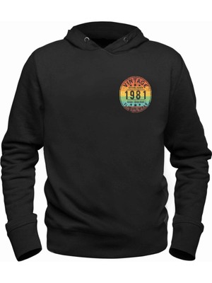 Alfa Tshirt Vintage Good Condition 1981 Siyah Sweatshirt