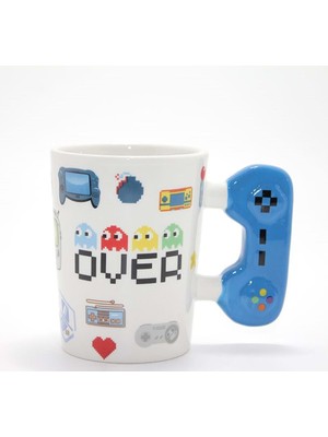 KENPAZAR Ece Store Game Over Porselen Kupa Bardak ALK1101 Dekoratif Hediyelik