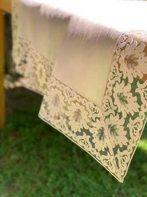 Hausset Masa Örtüsü Pudra Pembe 130*130CM