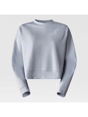 The North Face Spacer Air Kadın Gri Yuvarlak Yaka Sweatshirt