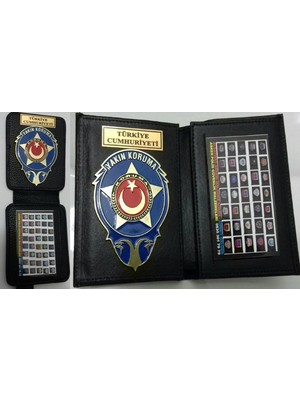 Yakın Koruma Rozetli Cüzdan (2)Adet,al-Sıvıle Satılmaz-Sadece Yakın Koruma Personelı Satın Alabılır.