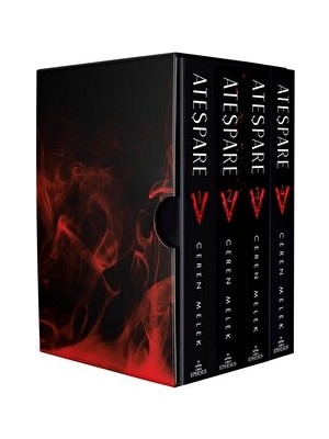 Ephesus Yayınları Ateşpare 4 Kitap Set Ceren Melek Ciltsiz Basım Dili Türkçe