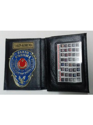 Yakın Koruma Rozetli Cüzdan (2)Adet,al-Sıvıle Satılmaz-Sadece Yakın Koruma Personelı Satın Alabılır.