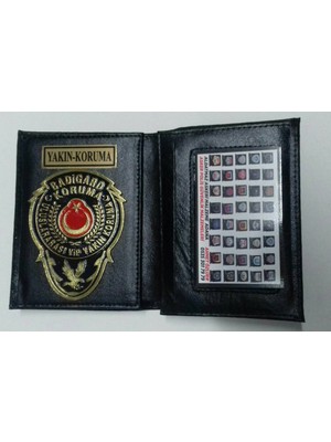 Yakın Koruma Rozetli Cüzdan (2)Adet,al-Sıvıle Satılmaz-Sadece Yakın Koruma Personelı Satın Alabılır.