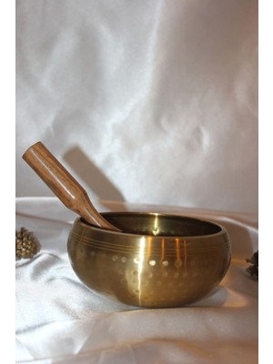 Rahan Pirinç Meditasyon Çanı Yoga Çanı Tibet Çanağı Singing Bowl 14 cm