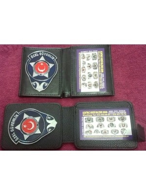 Özel Güvenlik Rozetli Cüzdan (2)Adet,al-Sıvıle Satılmaz-Sadece Özel Güvenlik Görevlisi Satın Alabılır.