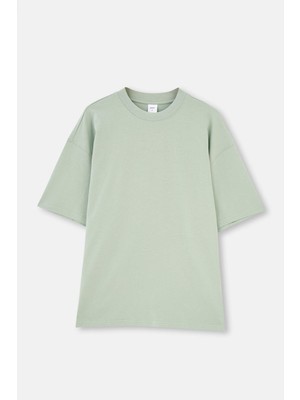 Dagi Yeşil Kısa Kollu Oversıze Tshirt
