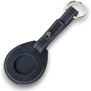 Mendoza - Hakiki Deri El Yapımı Airtag Kılıfı Anahtarlık | Taşınabilir Koruyucu Airtag Tutucu