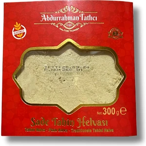 Abdurrahman Tatlıcı Sade Tahin Helvası 300 gr
