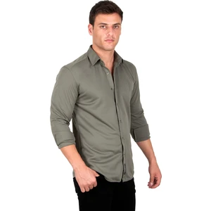 Slim Fit Örme Gömlek 2309480