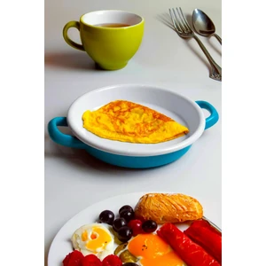 Seltar Home Goods Turkuaz Emaye Sahan 18CM