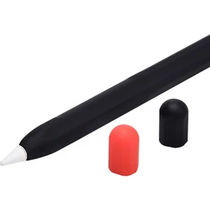 Apple Pencil 2. Nesil Uyumlu Silikon Koruma Kılıfı (2 Silikon Başlık)