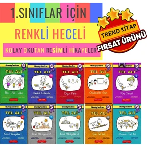 Renkli Heceli Tel Ali Öykü Dizisi (10 Kitap) 1.sınıf Okuduğunu Anlama Hızlandırma