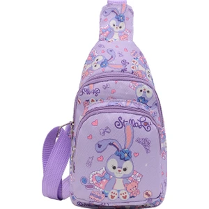 Sevimli Tavşan Karikatür Çocuk Günlük Crossbody Omuz Çantası (Yurt Dışından)