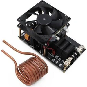1000W 12-36V 20A ZVS İndüksiyon Isıtma Makinesi + Soğutucu Fan + Bakır Tüp