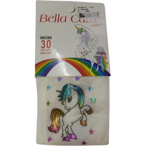 Bella Calze Unıcorn Desenli Kız Kilotlu Çorap