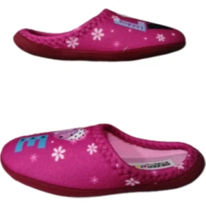 Kız Çocuk Pembe Love Figürlü Ev Içi Ultra Hafif Kaymaz Taban Kız Çocuk Terliği GZRTR5288