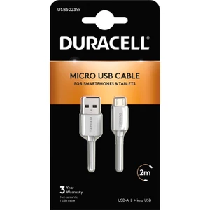 2m Usb-A To Micro USB Şarj Kablosu - Beyaz