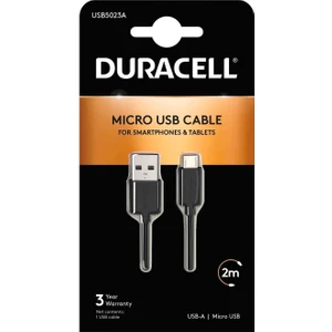 2m Usb-A To Micro USB Şarj Kablosu - Siyah