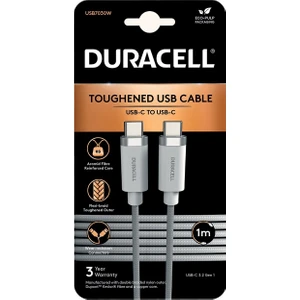 1m Usb-C To Usb-C Örgülü Şarj Kablosu - Beyaz