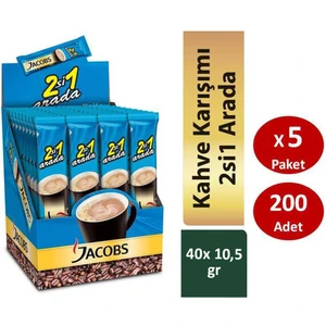 2si1 Ara Kahve Karışımı 40lı Paket x 5li SET