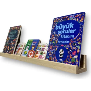 Hier Ahşap Dekoratif Raf 110 Cm, Duvar Rafı, Doğal Ahşap Raf, Tv Altı Raf, Ahşap Kitaplık Raf, Banyo Rafı