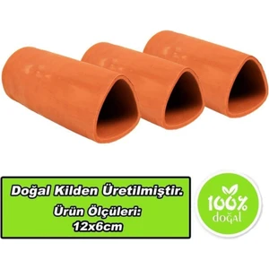 Üçgen Ağız Vatoz Yumurtlama Küpü 3ADET 12X6CM