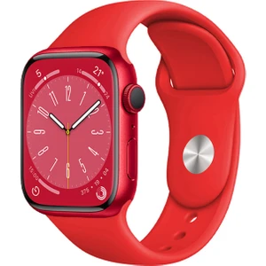 Apple Watch 9 45MM ile Uyumlu Silikon Kordon Kayış - FC005