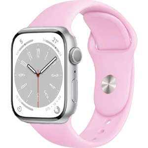 Apple Watch 9 45MM ile Uyumlu Silikon Kordon Kayış - FC005