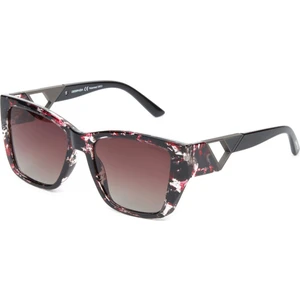 Ds 2306 C 4 Kare Siyah - Kırmızı Kadın Güneş Gözlüğü