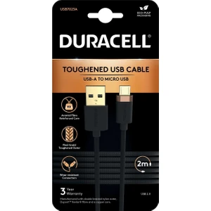 2m Usb-A To Micro USB Örgülü Şarj Kablosu - Siyah
