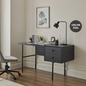 Enza Home Kalinsta Çalışma Masası - Siyah