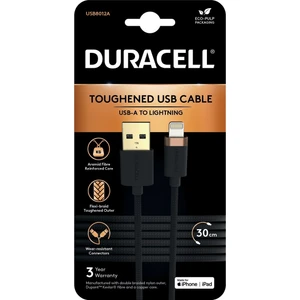 0,3m Lightning To Usb-A Örgülü Şarj Kablosu - Siyah